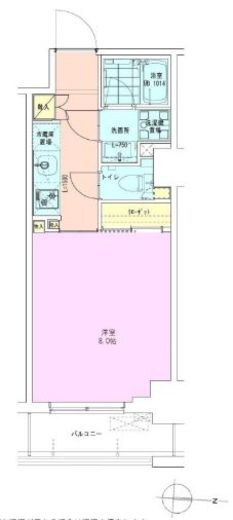 清澄白河レジデンス弐番館 705 間取り図