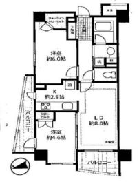 ファミールシティレジデンス 2階 間取り図