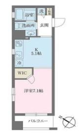 KDXレジデンス森下千歳 206 間取り図