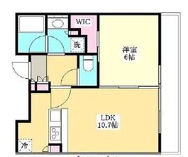 シティタワー大井町 6階 間取り図