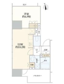 サンウッド東中野 12階 間取り図