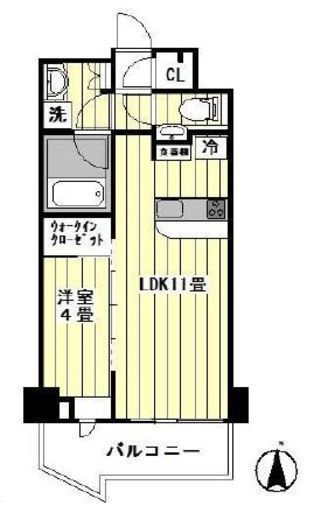 イトーピア目白カレン 4階 間取り図