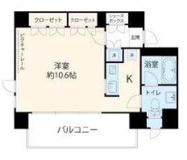 アゼリアテラス新宿 2階 間取り図