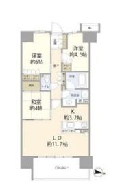 グランソシア辰巳の森海浜公園 2階 間取り図