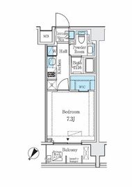 ディームス大塚 202 間取り図