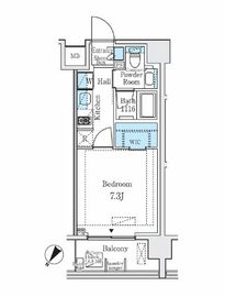 ディームス大塚 204 間取り図