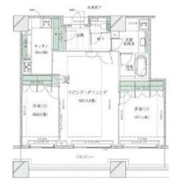 コンシェリア西新宿タワーズウエスト 34階 間取り図