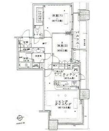 芝パークタワー 10階 間取り図