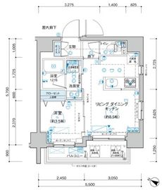 リヴァプール東池袋 7階 間取り図