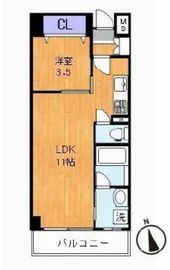 アリーサコート 302 間取り図