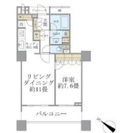 ブリリアマーレ有明 28階 間取り図