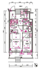 目黒第一マンションズ 908 間取り図