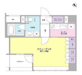 グランスイート銀座レスティモナーク 5階 間取り図