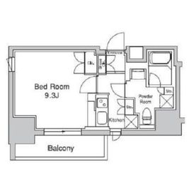 プラウドフラット浅草駒形 307 間取り図