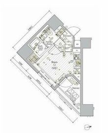 リライア大森 12階 間取り図