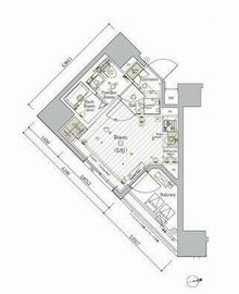 リライア大森 3階 間取り図