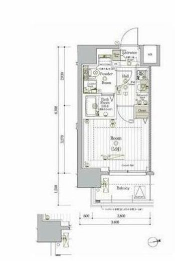 リライア大森 10階 間取り図