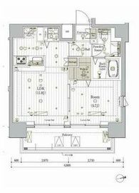 リライア大森 12階 間取り図