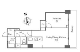 リバーシティ21新川 1604 間取り図