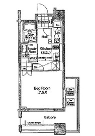 コンフォリア笹塚 1006 間取り図