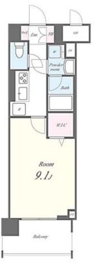 N's PARK Residence 高田馬場 502 間取り図