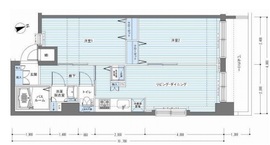 レジディア銀座東 1307 間取り図