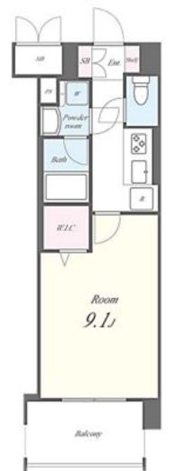 N's PARK Residence 高田馬場 903 間取り図