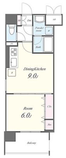 N's PARK Residence 高田馬場 504 間取り図