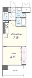 N's PARK Residence 高田馬場 604 間取り図
