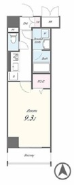 N's PARK Residence 高田馬場 208 間取り図