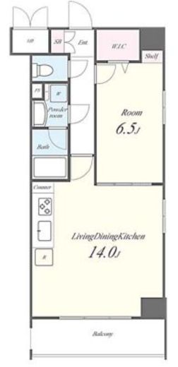 N's PARK Residence 高田馬場 505 間取り図