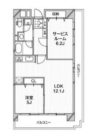 アーバンフラッツ芝浦 606 間取り図