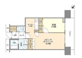 リガーレ日本橋人形町 31階 間取り図