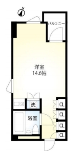 グラフィオ渋谷 601 間取り図