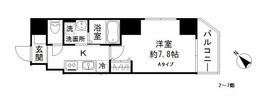 ムーム蔵前 302 間取り図