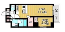 ムーム蔵前 201 間取り図