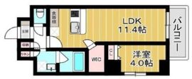 ムーム蔵前 301 間取り図