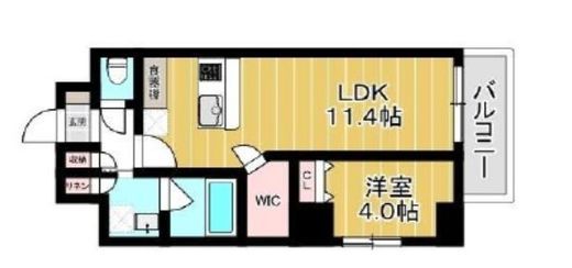 ムーム蔵前 501 間取り図