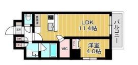 ムーム蔵前 501 間取り図