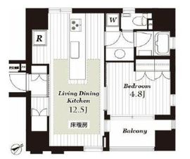 ワザック日本橋 4階 間取り図