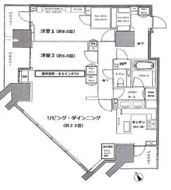 グランドヒルズ恵比寿 19階 間取り図