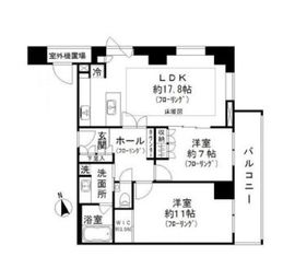 アクシア麻布 20階 間取り図