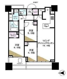 シティタワー銀座東 20階 間取り図