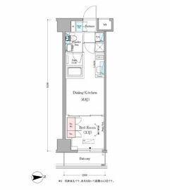 アーバネックス蔵前 204 間取り図