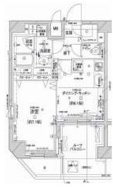 コンシェリア新橋 13階 間取り図