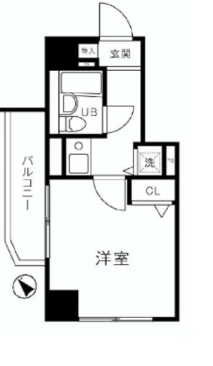 パークウェル麻布 4階 間取り図