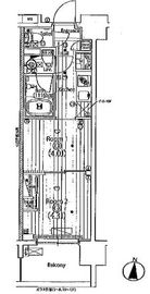 ガーラ・アヴェニュー木場 2階 間取り図