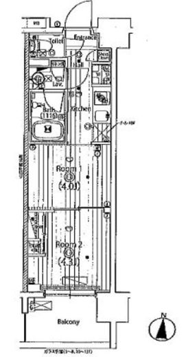 ガーラ・アヴェニュー木場 11階 間取り図