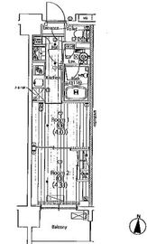 ガーラ・アヴェニュー木場 2階 間取り図