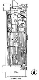 ガーラ・アヴェニュー木場 2階 間取り図